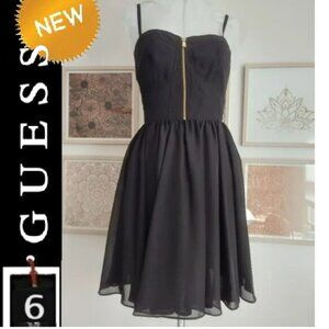 NWOT Guess LBD black dress, New without tags.  Size 6